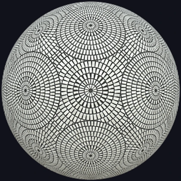 Circular Cobblestone Paving Texture (Tiles 0106)