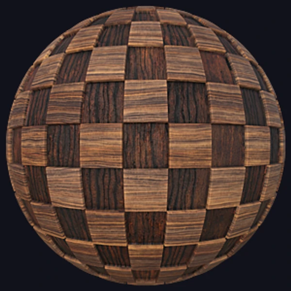 Wooden Block Wall Texture (Wood 0053)