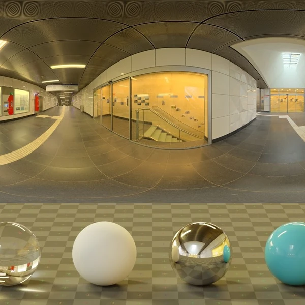 Subway Entrance - HDRI map - from Poly Haven