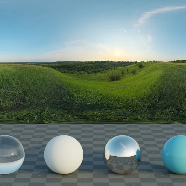 Hilly Terrain 01 - HDRI map - from Poly Haven