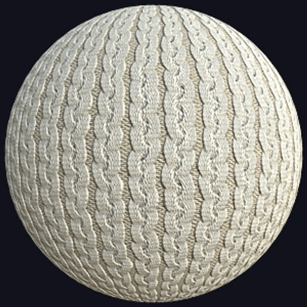 Braided Woven Cotton Fabric (Fabrics 0081) - PBR texture - from Texture Can
