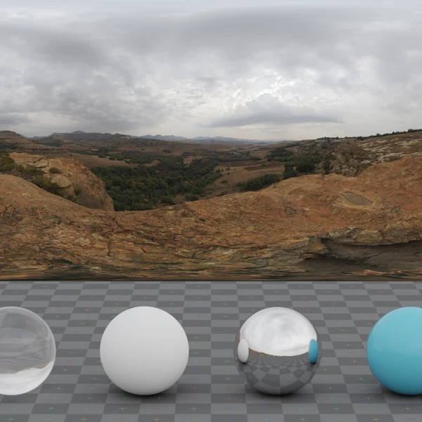 Fouriesburg Mountain Cloudy - HDRI map - from Poly Haven