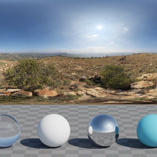 Kloofendal 43d Clear - HDRI map - from Poly Haven