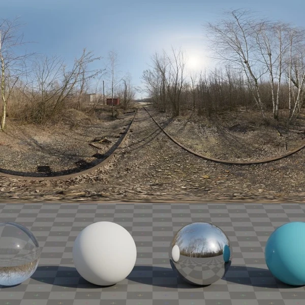 Abandoned Hopper Terminal 02 - HDRI map - from Poly Haven