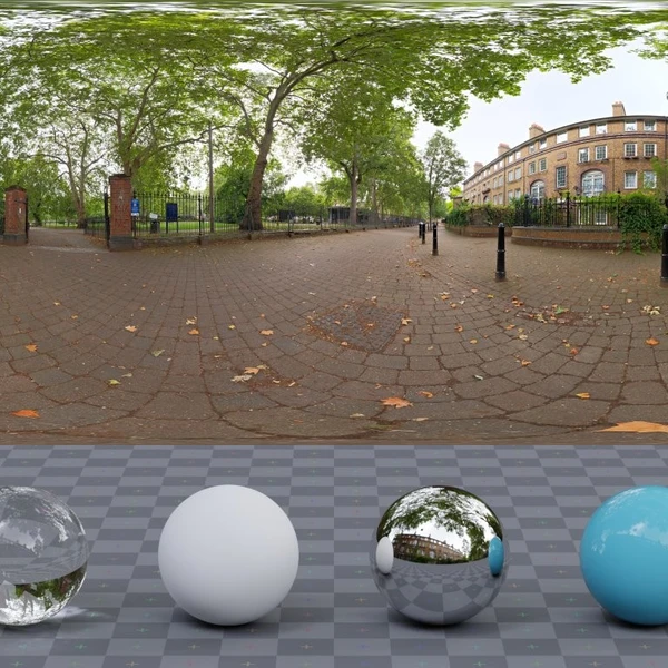 Bethnal Green Entrance - HDRI map - from Poly Haven