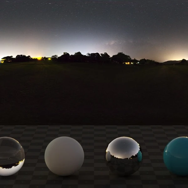 Moonless Golf - HDRI map - from Poly Haven