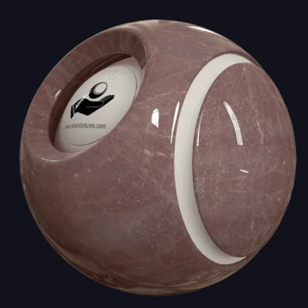 Imperial Red Marble - Floor - PBR texture - from Share Textures