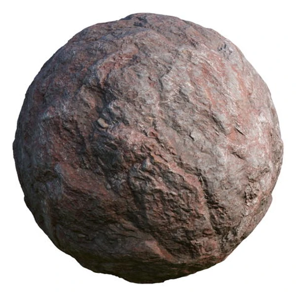 Red Rock 05 - PBR texture - from cgbookcase