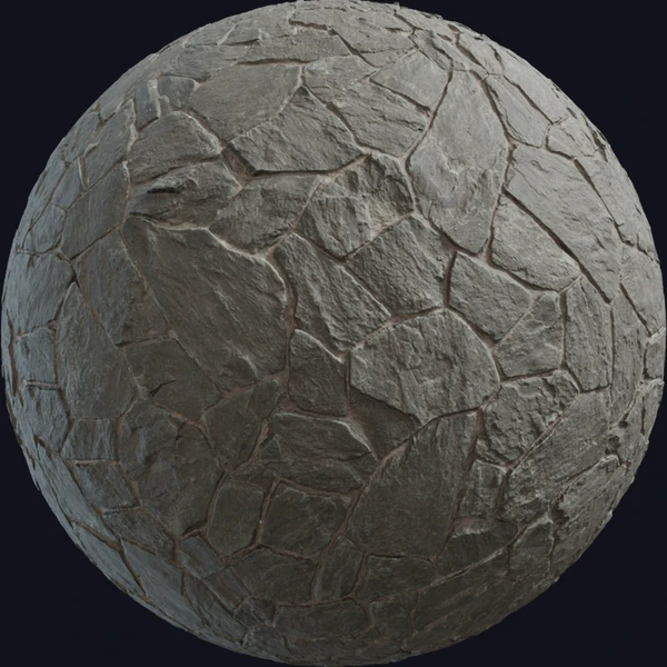 Stone Tiles 02 - Rock - PBR texture - from Poly Haven