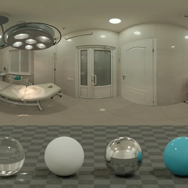 Hospital Room - HDRI map - from Poly Haven
