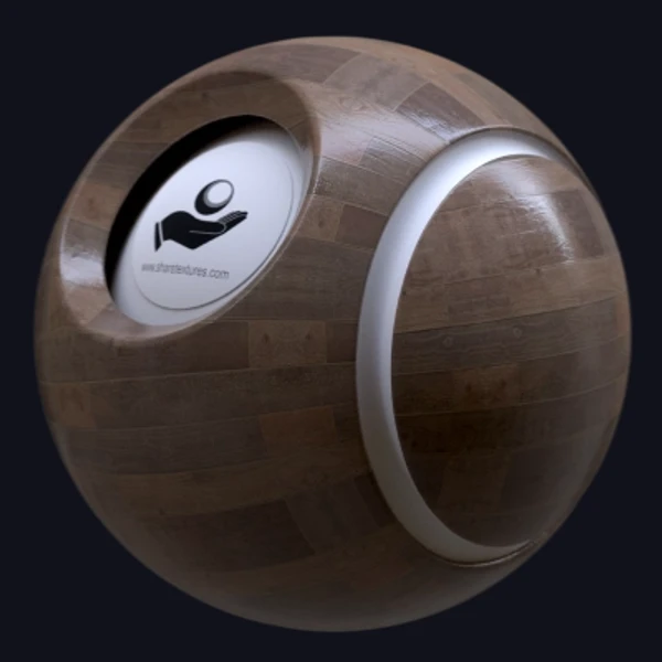 Wooden Ceramic 2 - Floor - PBR texture - from Share Textures