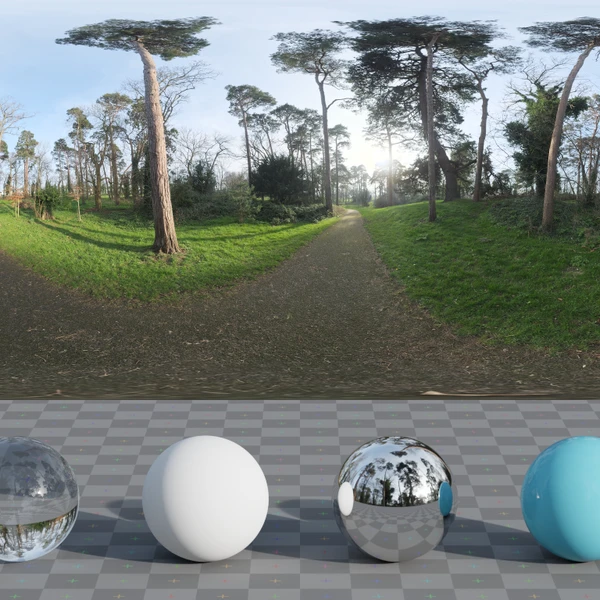 Ballawley Park - HDRI map - from Poly Haven