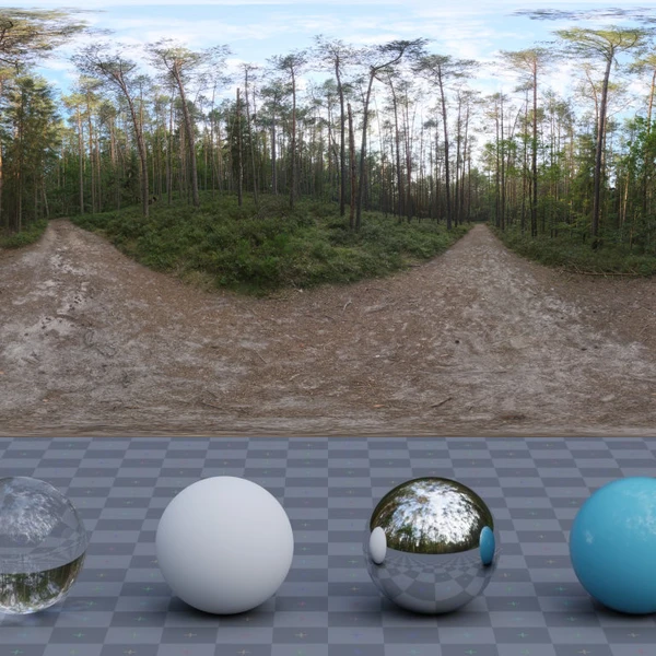 Sunset Forest - HDRI map - from Poly Haven
