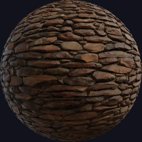 Stacked Stone Wall - Rock - PBR texture - from Poly Haven
