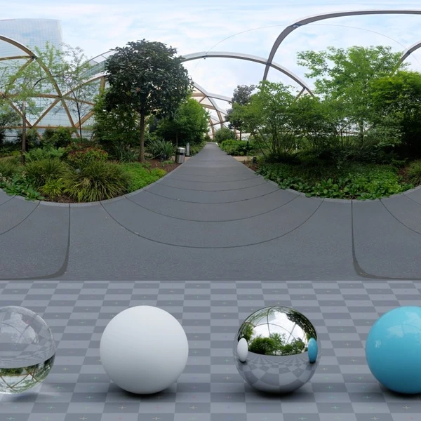 Roof Garden - HDRI map - from Poly Haven