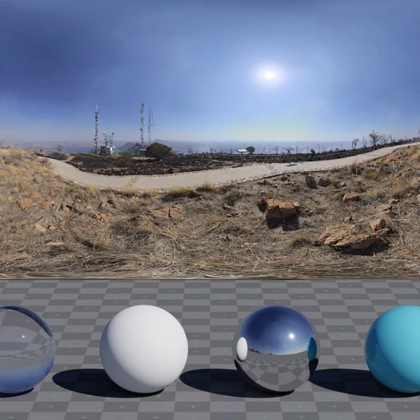 Veld Fire - HDRI map - from Poly Haven