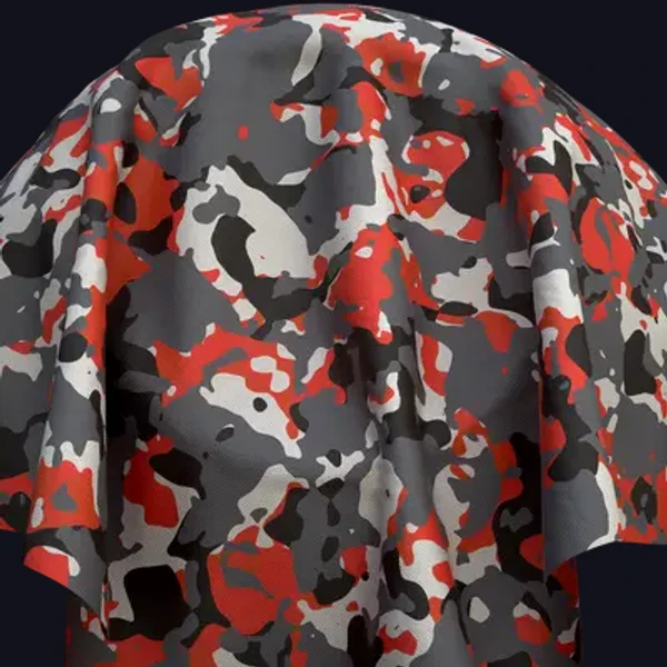 Camouflage 9 - Fabric - PBR texture - from Share Textures