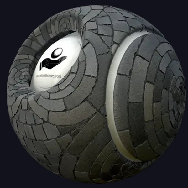 Pavement 23 - Road - PBR texture - from Share Textures