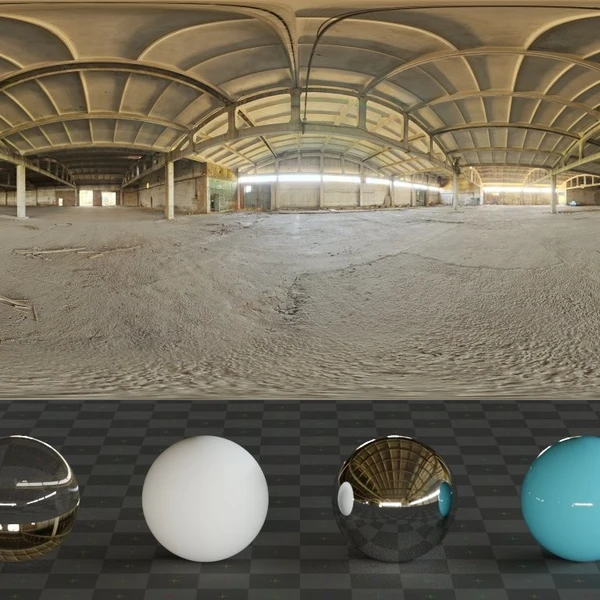 Old Bus Depot - HDRI map - from Poly Haven