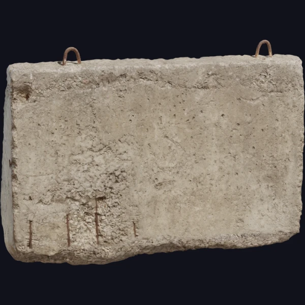 Concrete Road Barrier 02