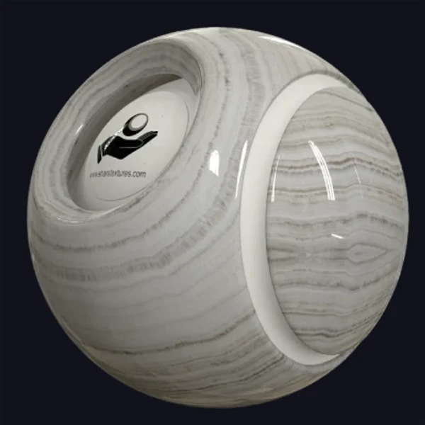 Ivory Vein Cut Onyx - Floor - PBR texture - from Share Textures