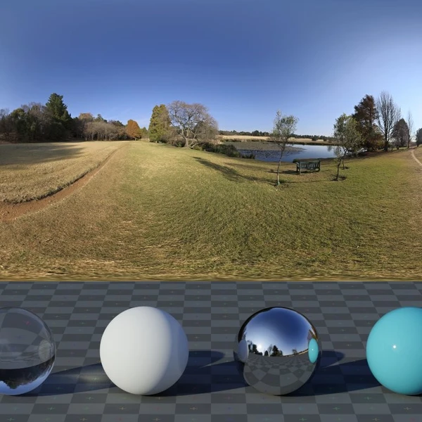 Park Bench - HDRI map - from Poly Haven