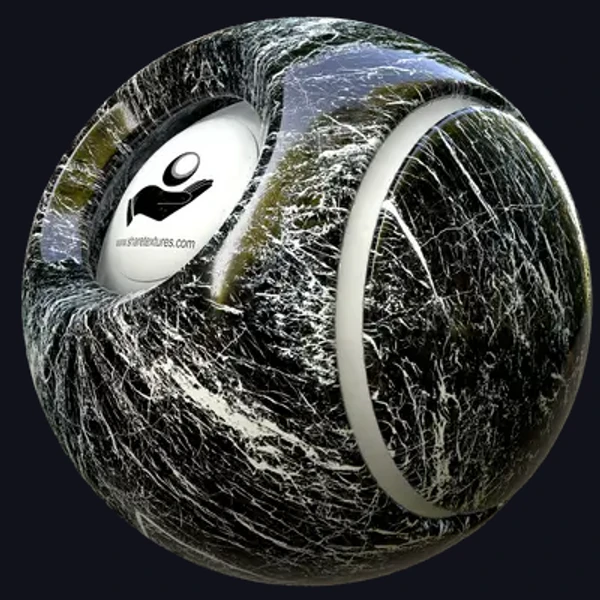 Black Marble 2 - Floor - PBR texture - from Share Textures