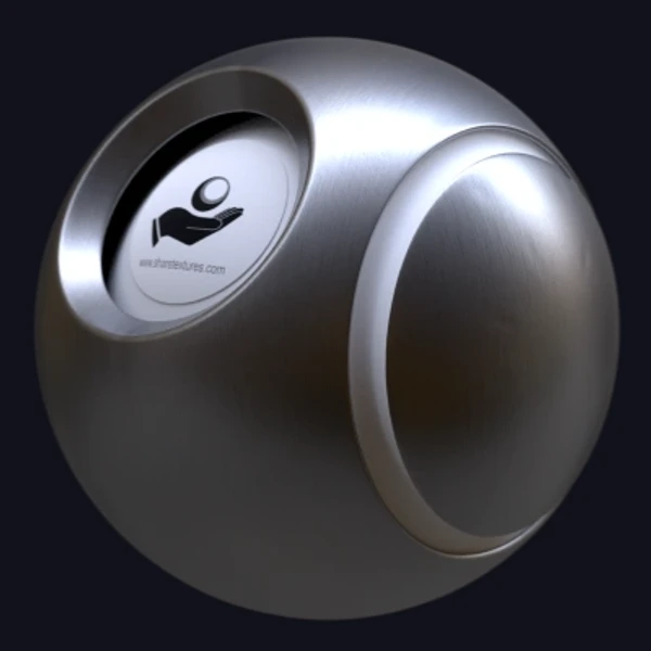 Brushed Metal 1 - PBR texture - from Share Textures