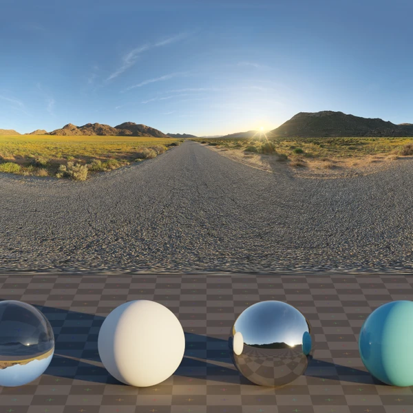 Goegap Road - HDRI map - from Poly Haven