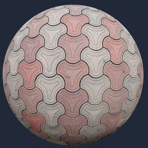 Hex Petal Paving Tiles