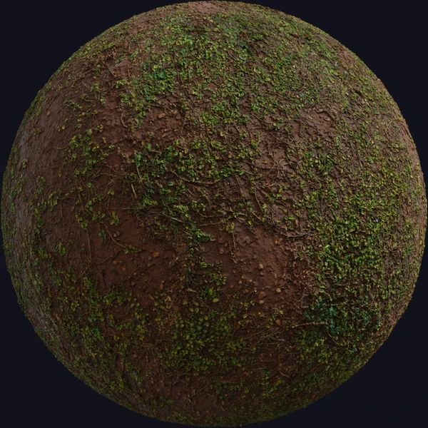 Brown Mud Leaves 01