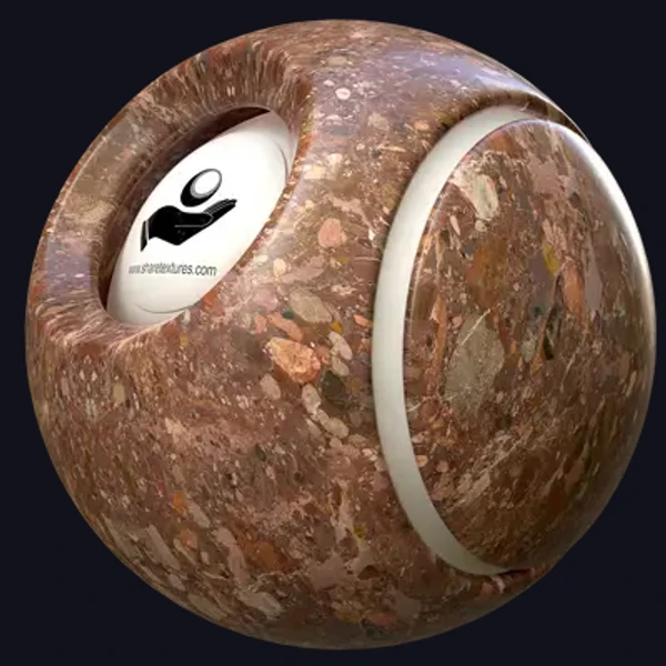 Red Onyx 3 - Floor - PBR texture - from Share Textures