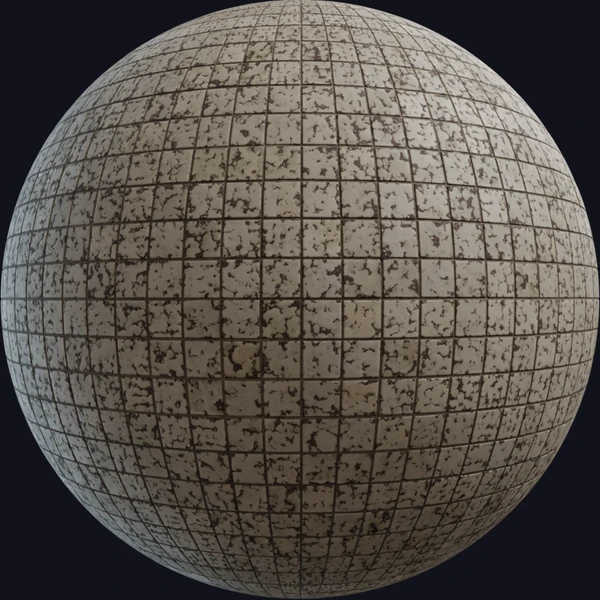 Marble Tiles - Floor - PBR texture - from Poly Haven