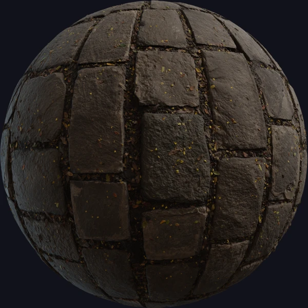 Stone Pathway 02 - Floor - PBR texture - from Poly Haven