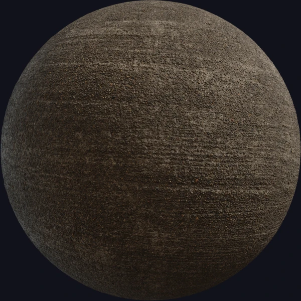 Pebble Embedded Concrete - Floor - PBR texture - from Poly Haven