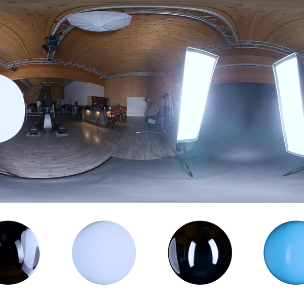 Wooden Studio 04 - HDRI map - from Poly Haven