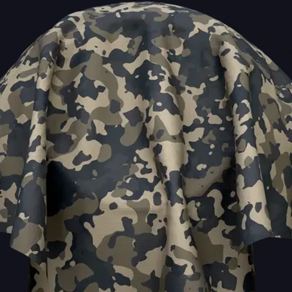 Camouflage 18 - Fabric - PBR texture - from Share Textures