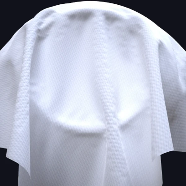 White Fabric 78 - PBR texture - from Share Textures