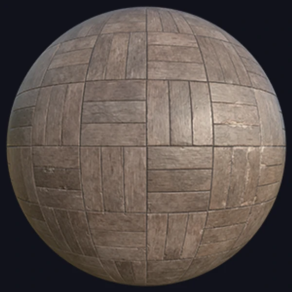 Aged and Dirty Decking Wood Parquet Tile Texture (Wood 0010)