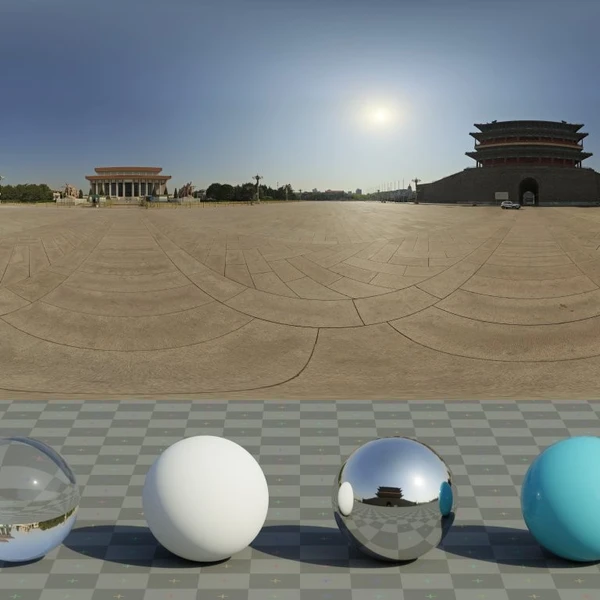 Zhengyang Gate - HDRI map - from Poly Haven
