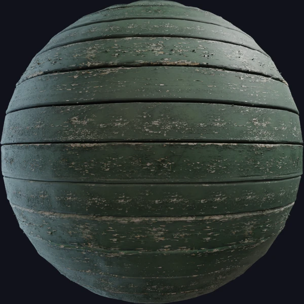 Green Rough Planks