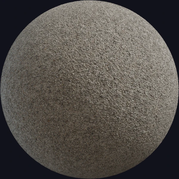 Gravel Embedded Concrete - wall - PBR texture - from Poly Haven