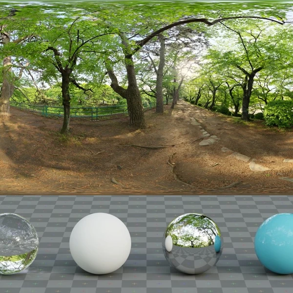 Nagoya Wall Path - HDRI map - from Poly Haven