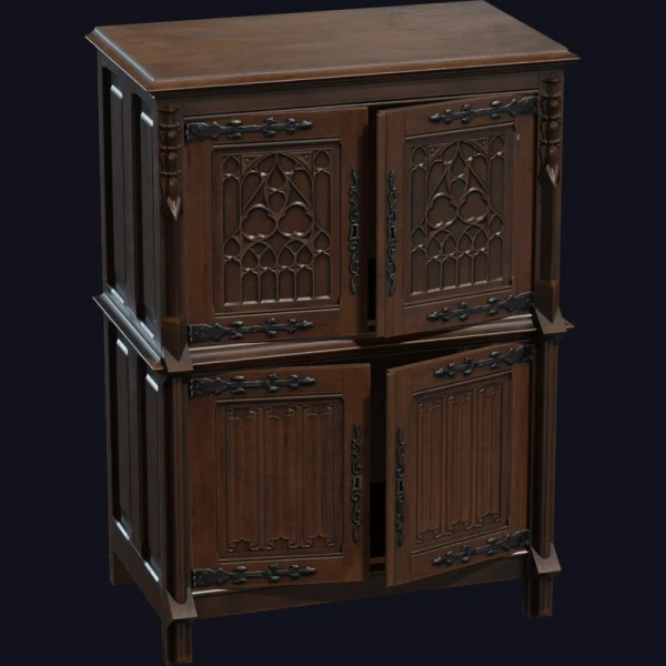 GothicCabinet 01 - 3D Models - 3D model - from Poly Haven