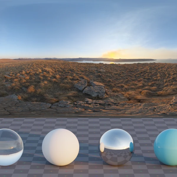 Qwantani Sunset - HDRI map - from Poly Haven