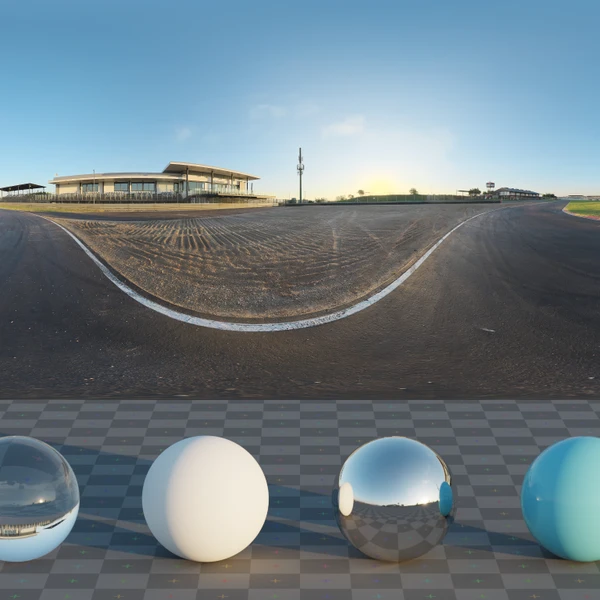 Zwartkops Curve Sunset - HDRI map - from Poly Haven