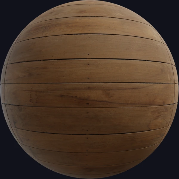 Wood Planks - PBR texture - from Poly Haven