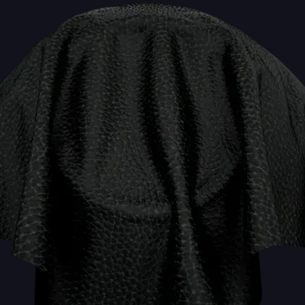 Black Leather 24 - Fabric - PBR texture - from Share Textures