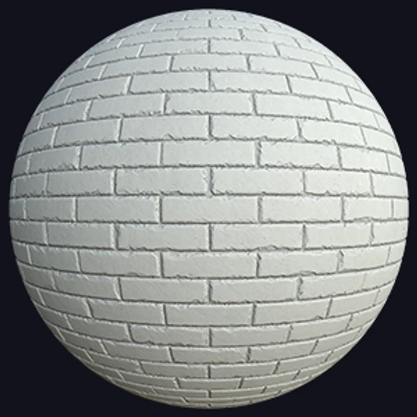 White Brick Texture for Wall Decoration (Bricks 0014)