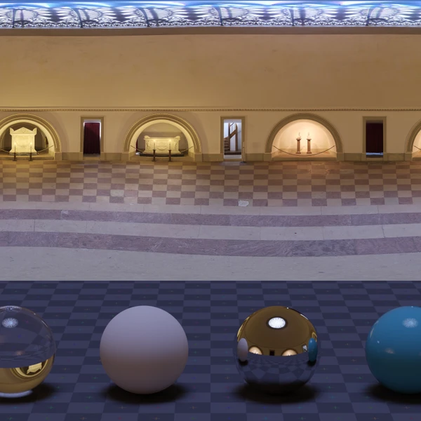 Sepulchral Chapel Basement - HDRI map - from Poly Haven